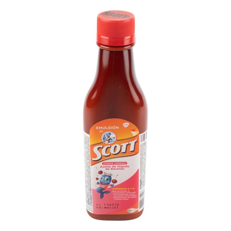 EMULSION SCOTT CEREZA 180 ML - Imagen 2