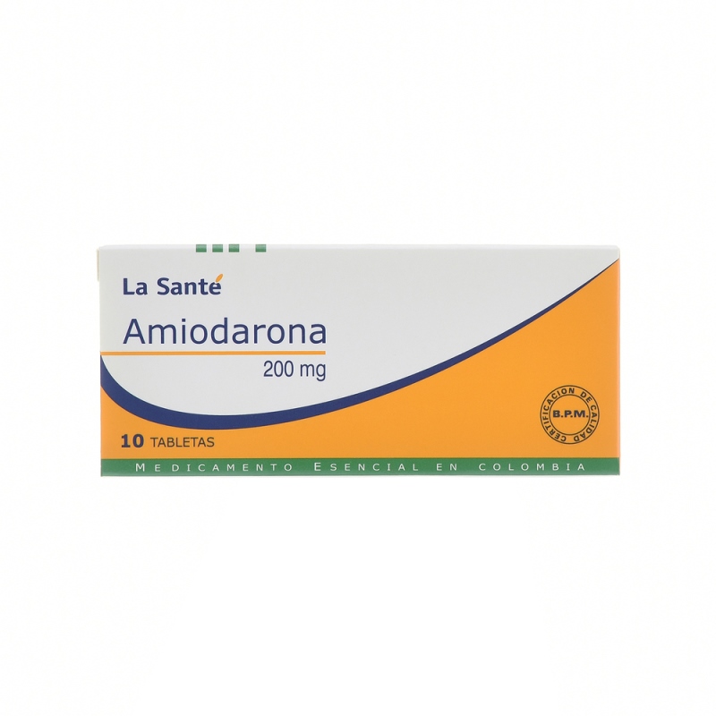 AMIODARONA 200 MG 10 TABLETAS LS