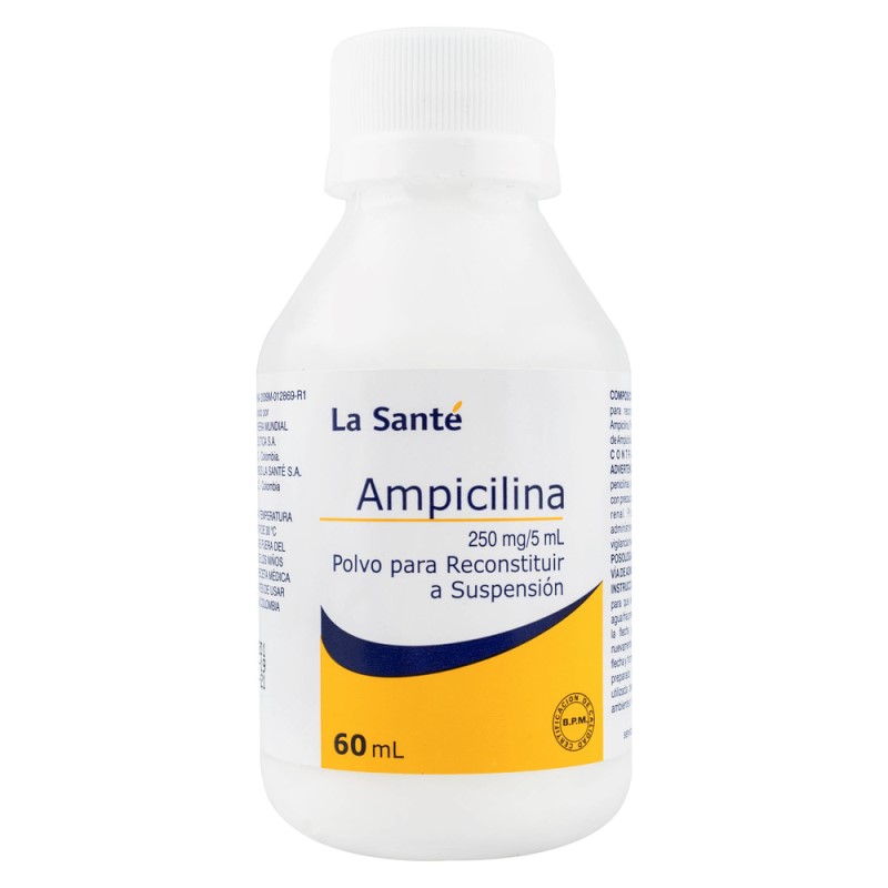 AMPICILINA 250 MG SUSPENSION 60 ML LS