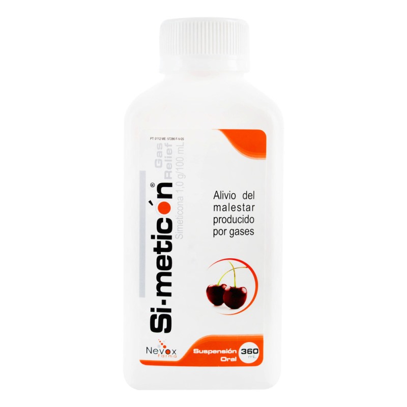 SIMETICON CEREZA GAS RELIEF 360 ML