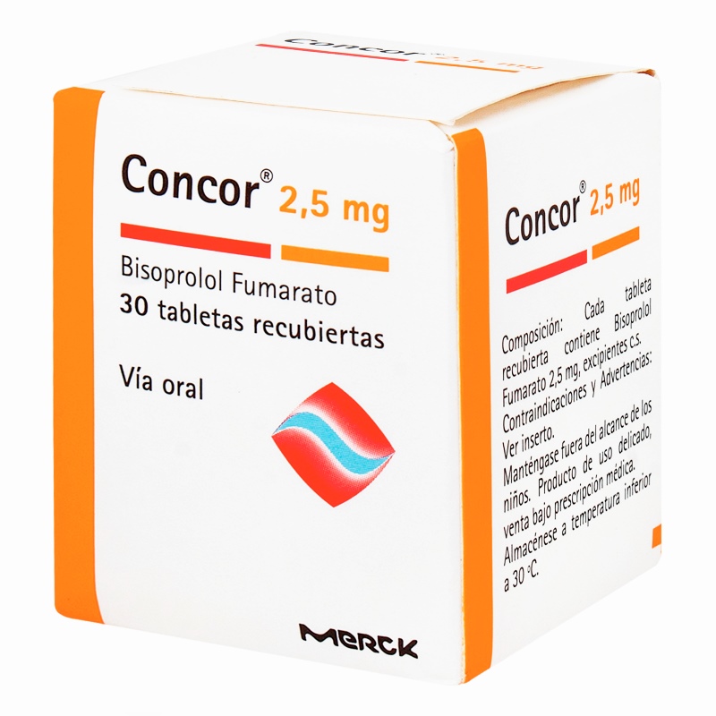 CONCOR 2.5 MG 30 TBS (P)10520(SC) - Imagen 2