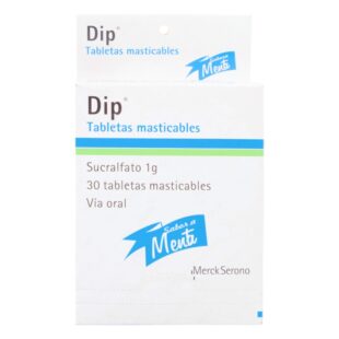 DIP 30 TABLETAS MASTICABLES MENTA