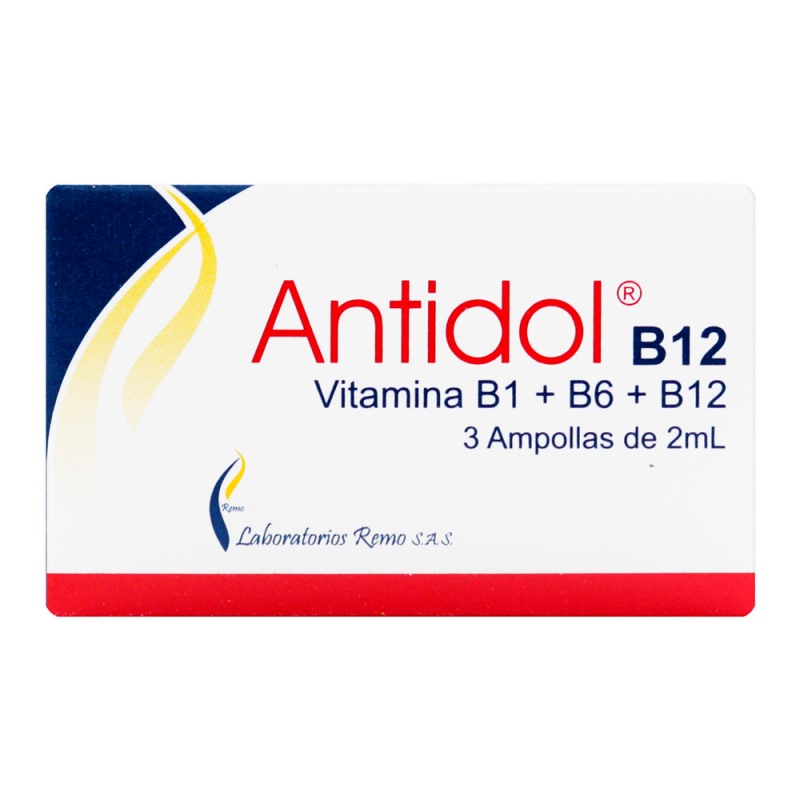 ANTIDOL B-12 2 ML 3 AMPOLLAS