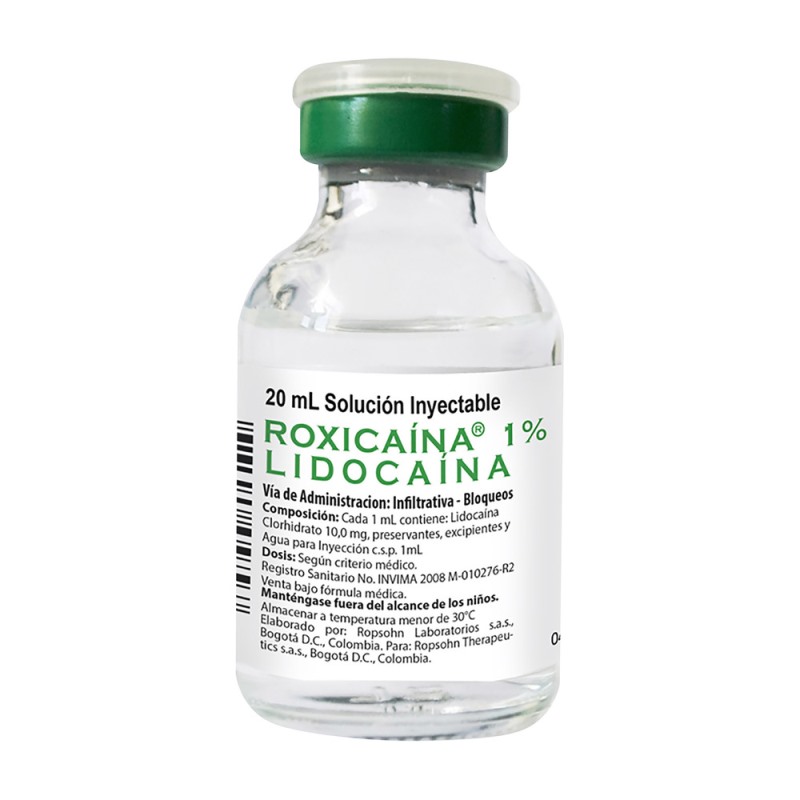 ROXICAINA 1% SIMPLE 20 ML
