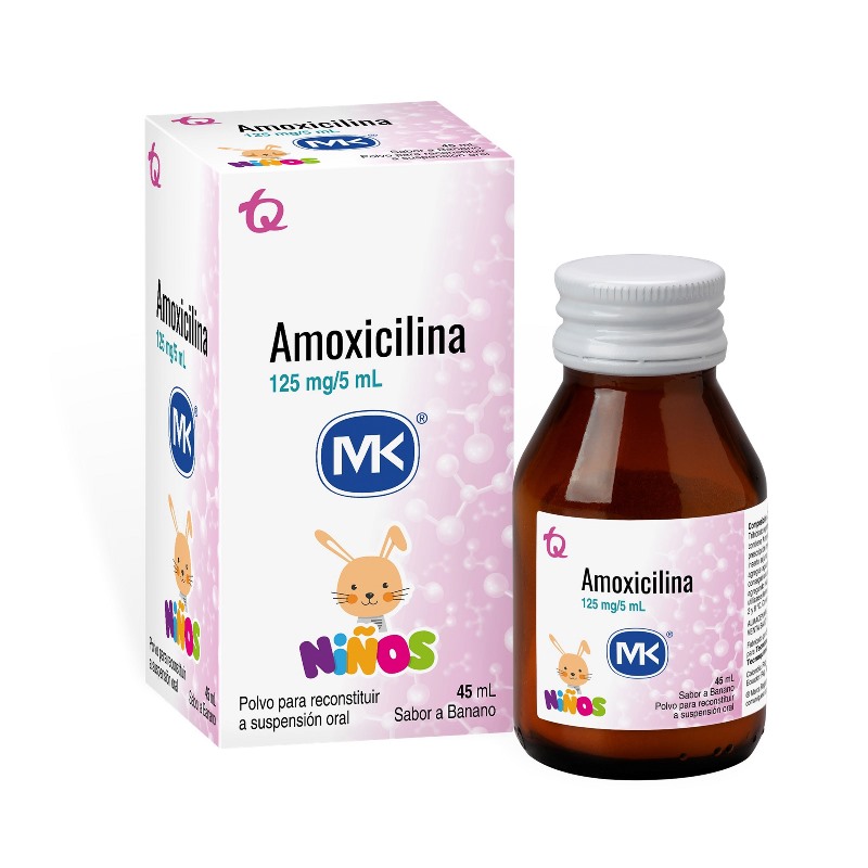 AMOXICILINA 125 MG SUSPENSION 45 ML MK