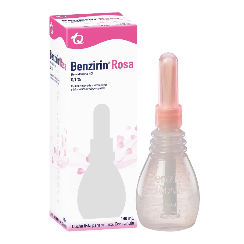 BENZIRIN ROSA DUCHA VAGINAL CANULA 140ML