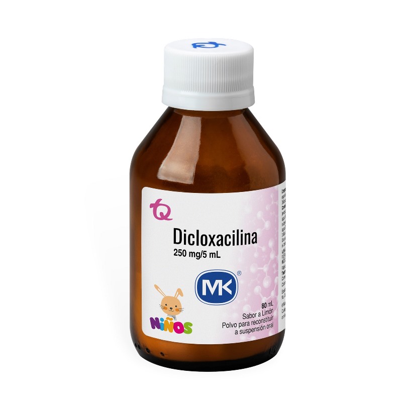 DICLOXACILINA 250 MG SUSPENSION 80 ML MK