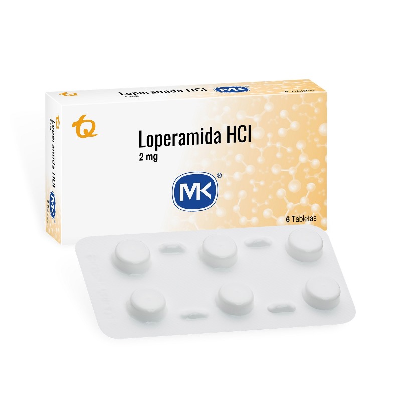 LOPERAMIDA 2 MG 6 TABLETAS MK