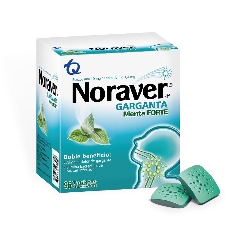 NORAVER MENTA / FORTE 96 PASTILLAS (A) - Imagen 2