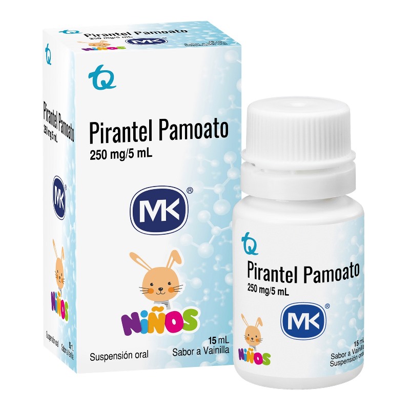 PAMOATO PIRANTEL SUSPENSION 15 ML MK