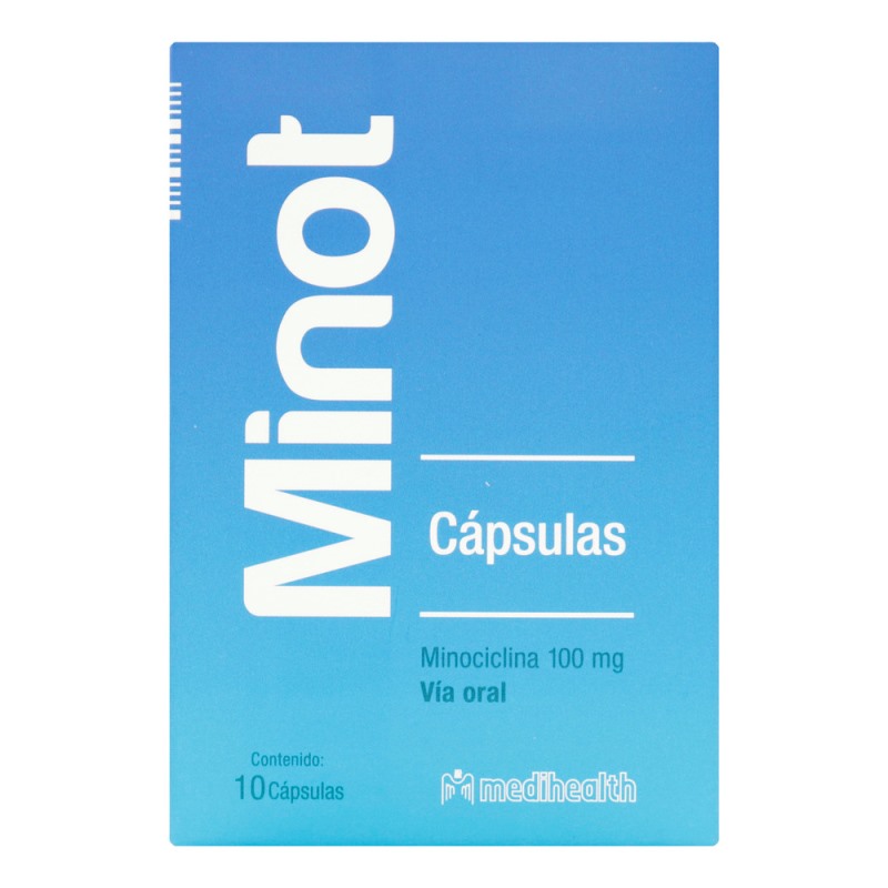 MINOT 100 MG 10 CAPSULAS(3%+)