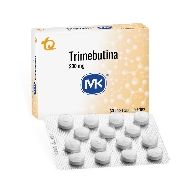 TRIMEBUTINA 200 MG 30 TABLETAS MK