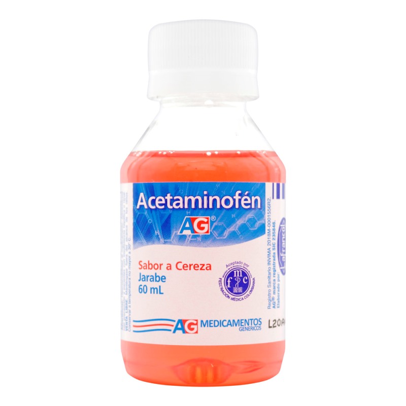 ACETAMINOFEN 150 MG JARABE 60 ML AG