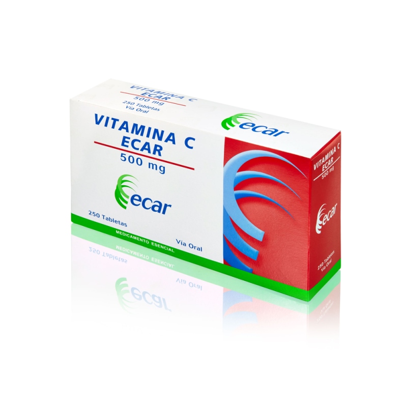 VITAMINA C 500 MG 250 TABLETAS EC