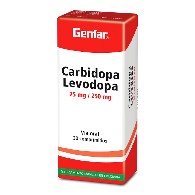 LEVODOPA+CARBIDOPA 30 TABLETAS GF