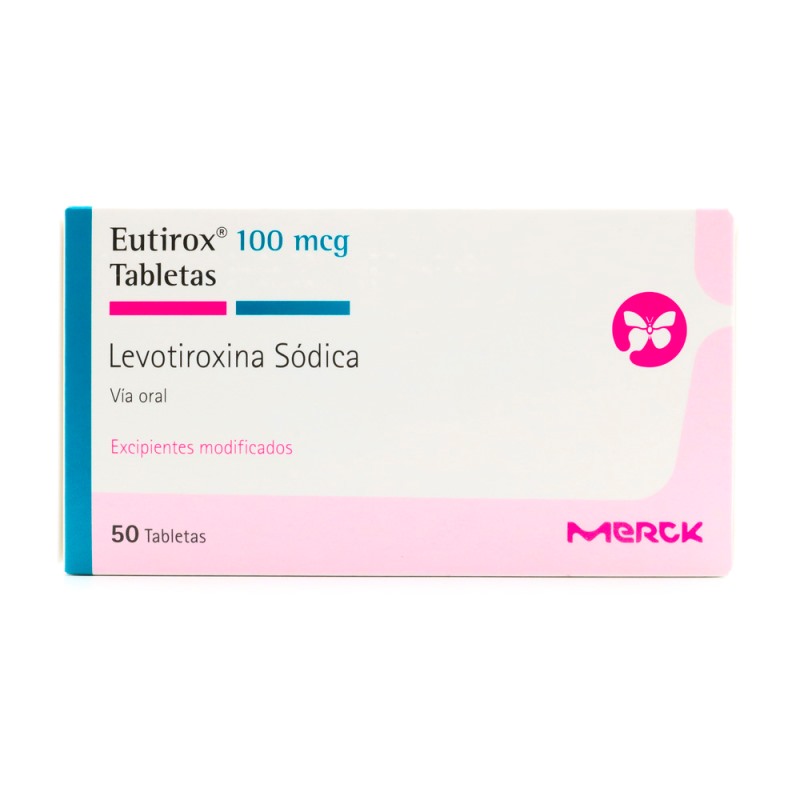 EUTIROX 100 MCG 50 TBS