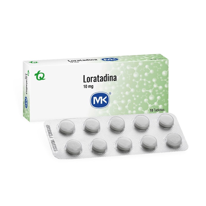 LORATADINA 10 MG 10 TABLETAS MK