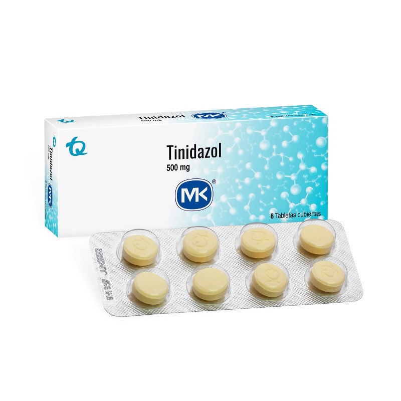 TINIDAZOL 500 MG 8 TABLETAS MK