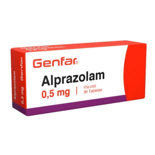 ALPRAZOLAM 0.5 MG 30 TABLETAS GF (C)