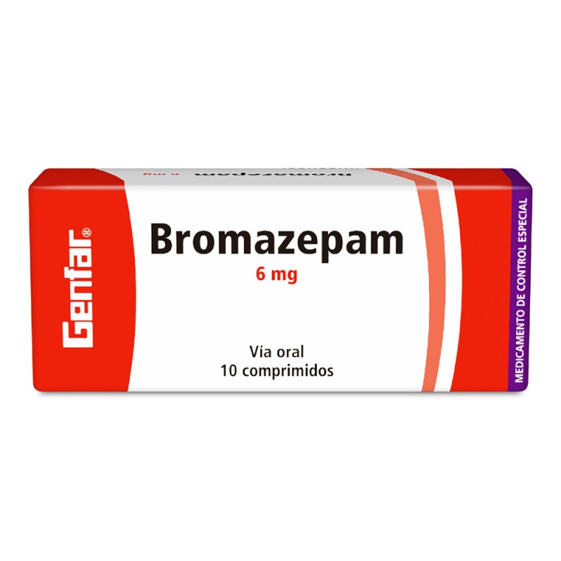 BROMAZEPAM 6 MG 10 TBS GF (C) - Imagen 2