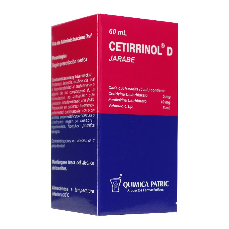 CETIRRINOL D JBE 60 ML