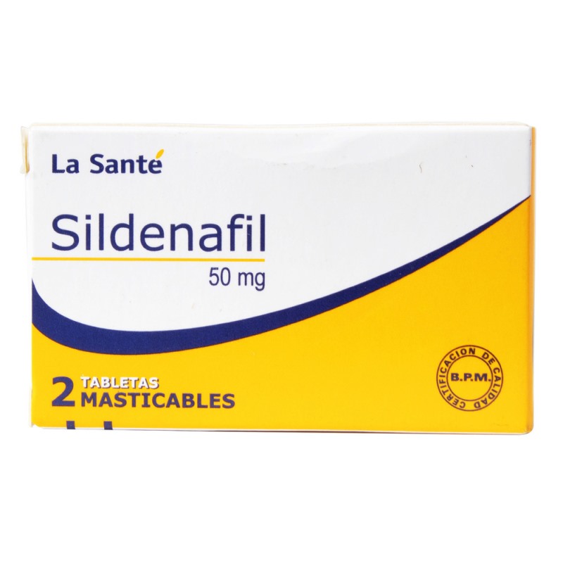 SILDENAFIL MASTICABLE 2 TABLETAS LS