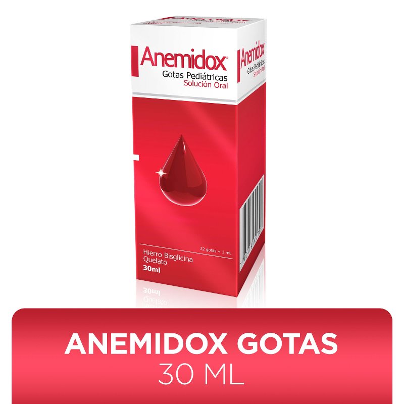 ANEMIDOX PEDIATRICO GTS 30 ML (3%+)