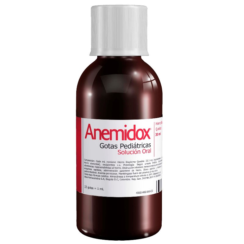 ANEMIDOX PEDIATRICO GTS 30 ML (3%+) - Imagen 3