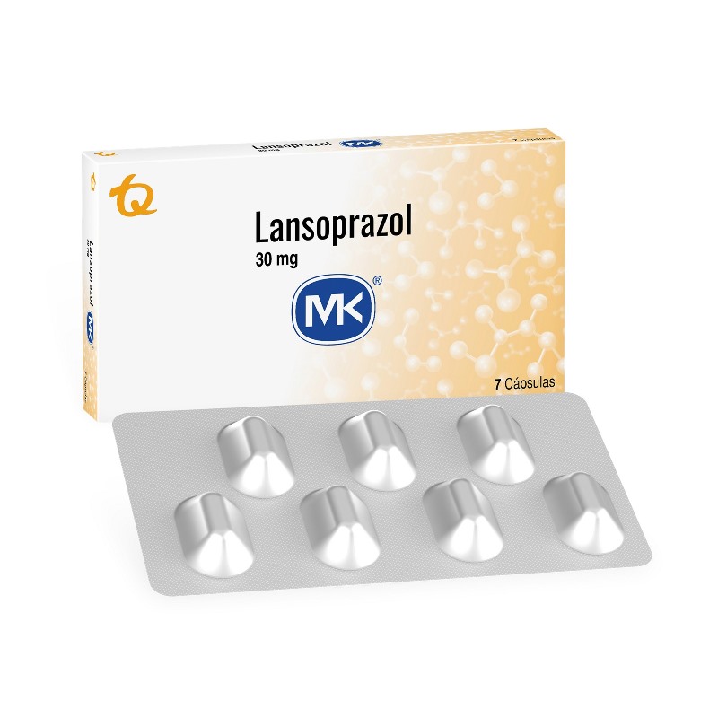 LANSOPRAZOL 30 MG 7 CAPSULAS MK