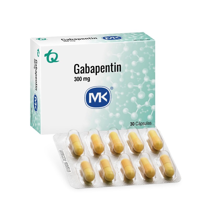 GABAPENTIN 300 MG 30 CAPSULAS MK(P)14310