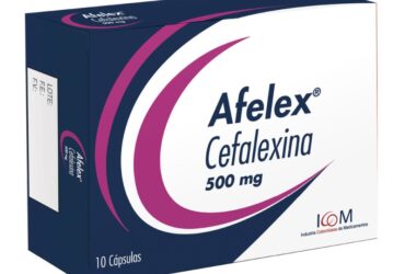 AFELEX 500 MG 10 CAPSULAS ICOM