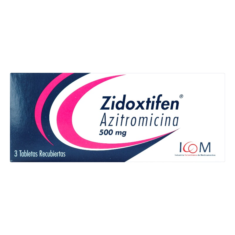 ZIDOXTIFEN 500 MG 3 TBS ICOM