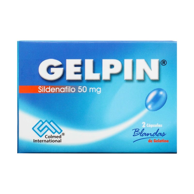 GELPIN SILDENAFIL 50 MG 2 CAPSULAS