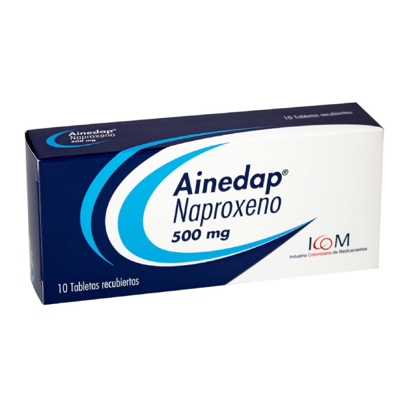 AINEDAP 500 MG 10 TBS ICOM
