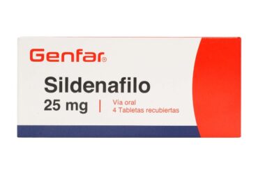 SILDENAFIL 25 MG 4 TABLETAS GF