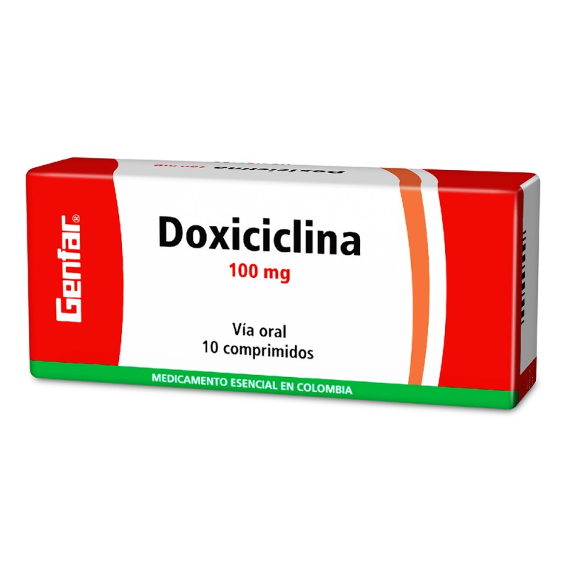 DOXICICLINA 100 MG 10 TABLETAS GF - Imagen 2