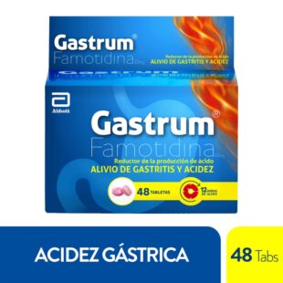 GASTRUM 10 MG 48 TABLETAS