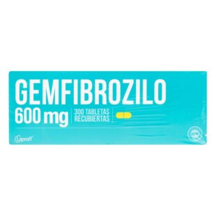 GEMFIBROZILO 600 MG 300 TABLETAS LP