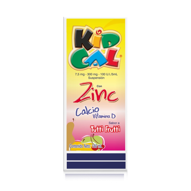 KIDCAL SUSP.180 ML TUTIFRUTTI (3%+)