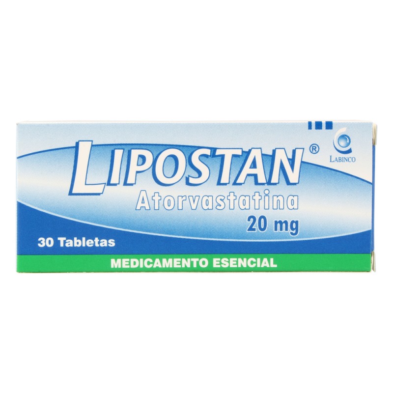 LIPOSTAN 20 MG 30 TABLETAS