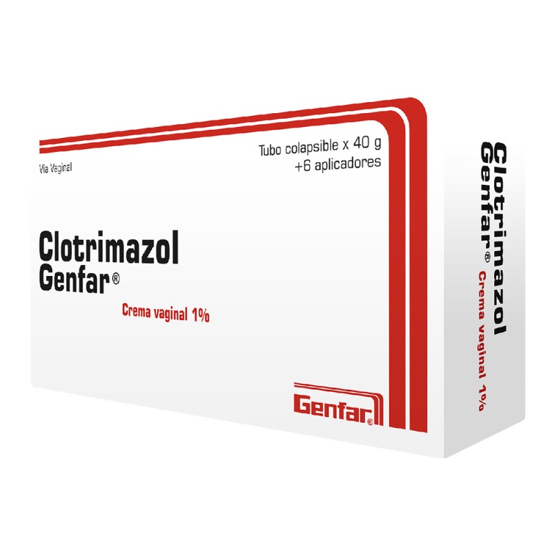 CLOTRIMAZOL 1% CREMA VAGINAL 40 GR GF - Imagen 2
