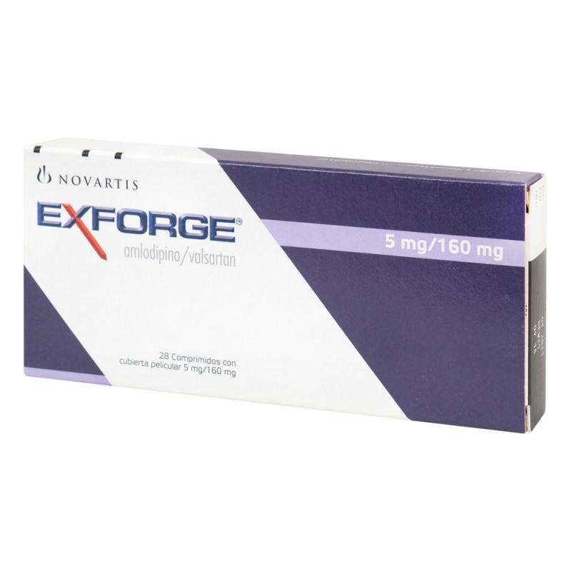 EXFORGE 5/160 MG 28 TBS(3%+)(P)52058(SC) - Imagen 2