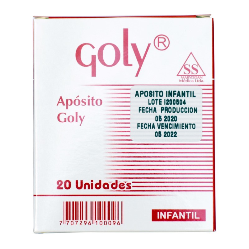 APOSITO OCULAR GOLY INFANTIL 20 UND