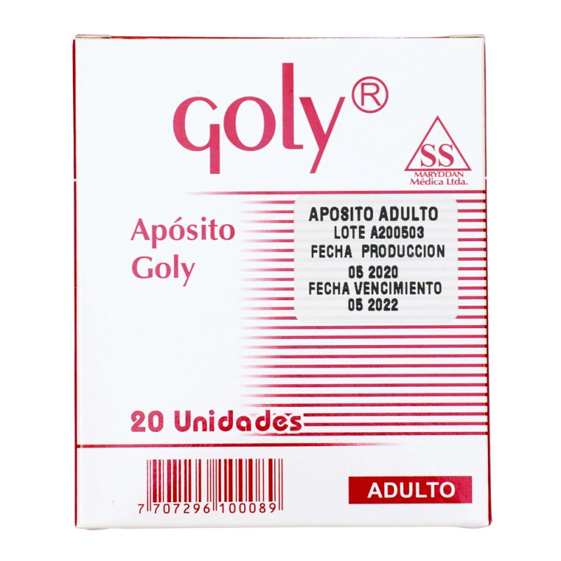 APOSITO OCULAR GOLY ADULTOS 20 UND