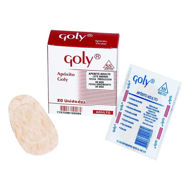 APOSITO OCULAR GOLY ADULTOS 20 UND - Imagen 3