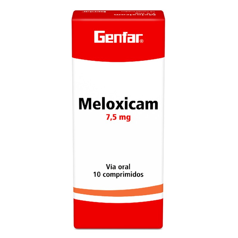 MELOXICAM 7.5 MG 10 TABLETAS GF