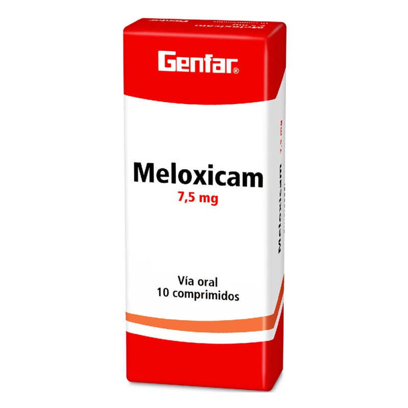 MELOXICAM 7.5 MG 10 TABLETAS GF - Imagen 2
