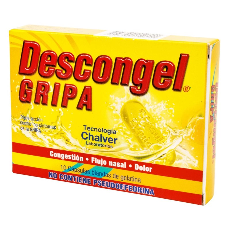 DESCONGEL GRIPA 10 CAP.BLANDA GELATIN. - Imagen 2
