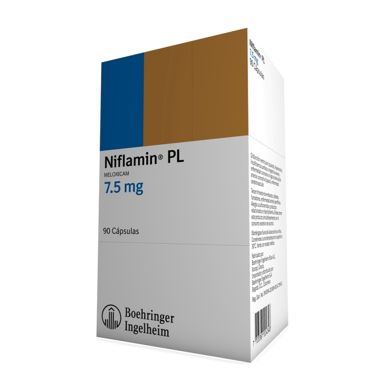NIFLAMIN PL 7.5 MG 90 CAPSULAS (A) - Imagen 2