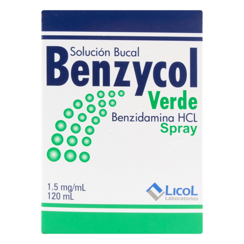 BENZYCOL SPRAY VERDE 120 ML